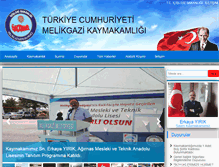 Tablet Screenshot of melikgazi.gov.tr